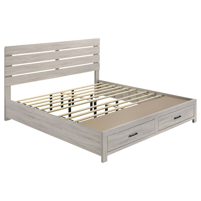 Brantford Wood Storage Panel Bed