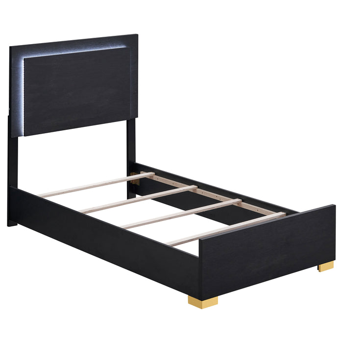 Marceline Panel Bed with LED Lighting