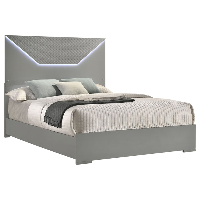 Ives Panel Bed with LED Lighting