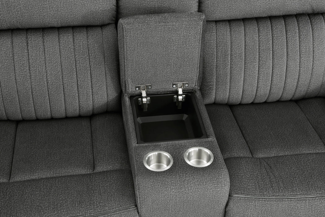Brennen Double Reclining Love Seat With Center Console