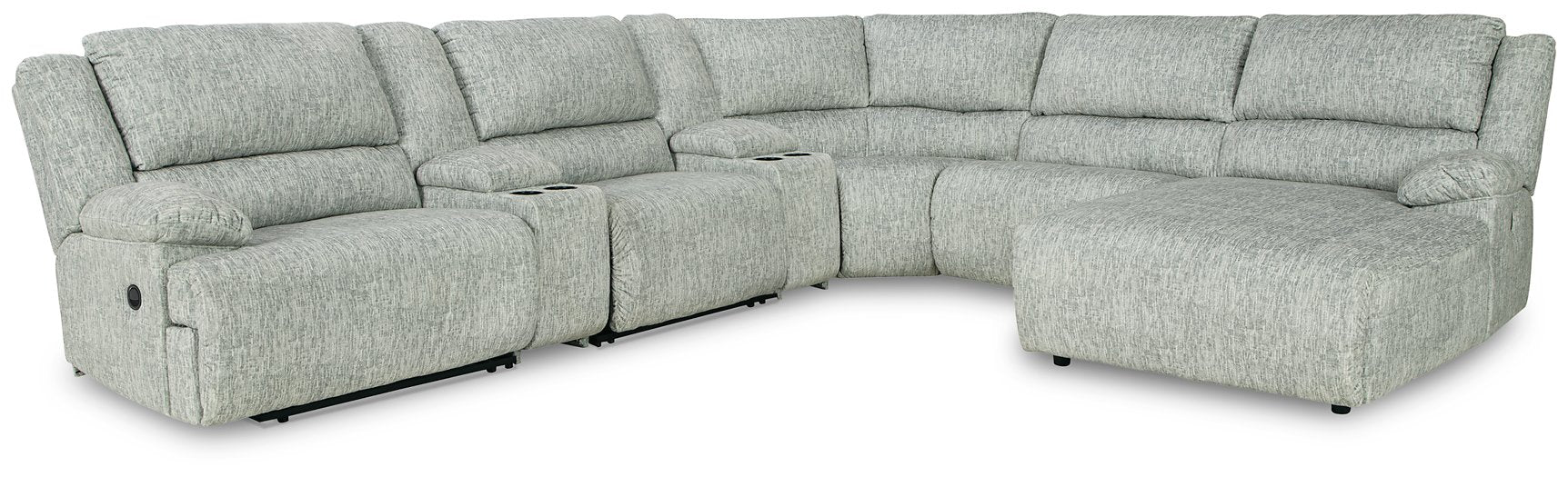 McClelland 7-Piece Reclining Sectional with Chaise