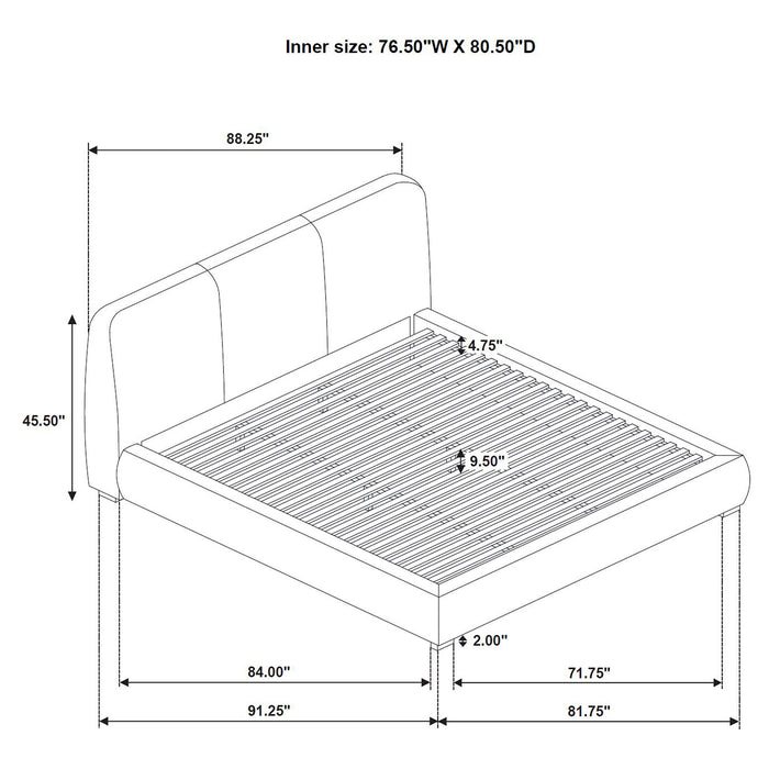 Mokena Panel Platform Bed