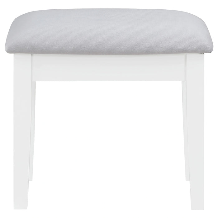 Regina Makeup Vanity Table with LED Mirror and Stool