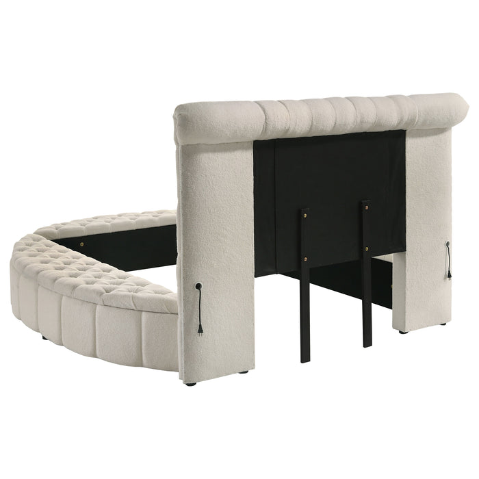 Sonya Panel Floor Storage Bed