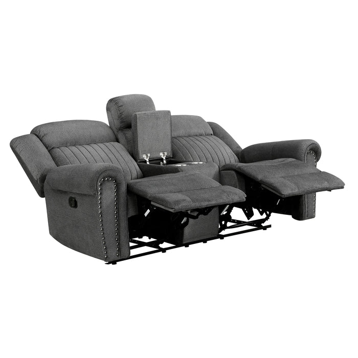 Brennen Double Reclining Love Seat With Center Console