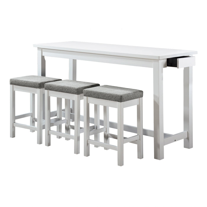 Connected 4-Piece Pack Counter Height Set - Twin