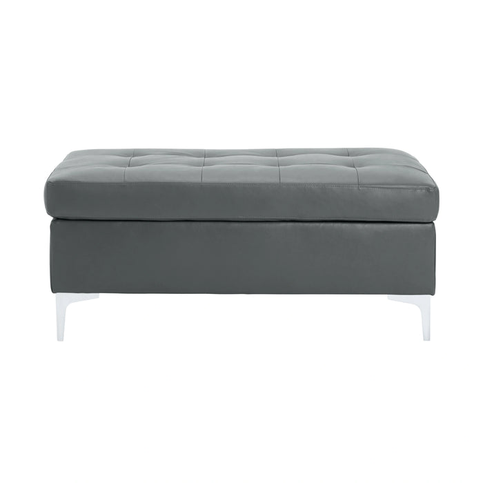Barrington Ottoman W/Black Pu