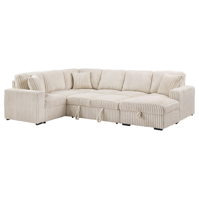 Devonshire Pull-Out Sleeper Sectional Sofa