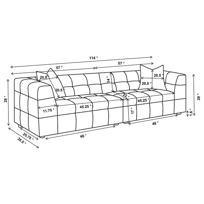 Everly Extra Long Sofa