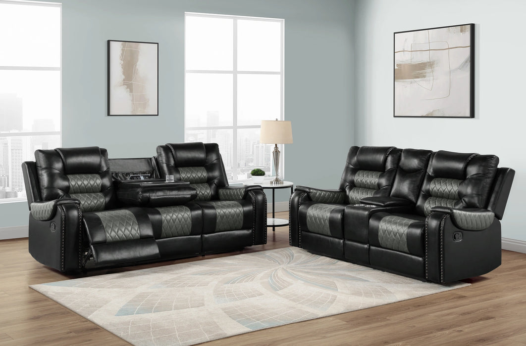 Hart Reclining Loveseat W/Console & Pw Outlet And Cup Holders