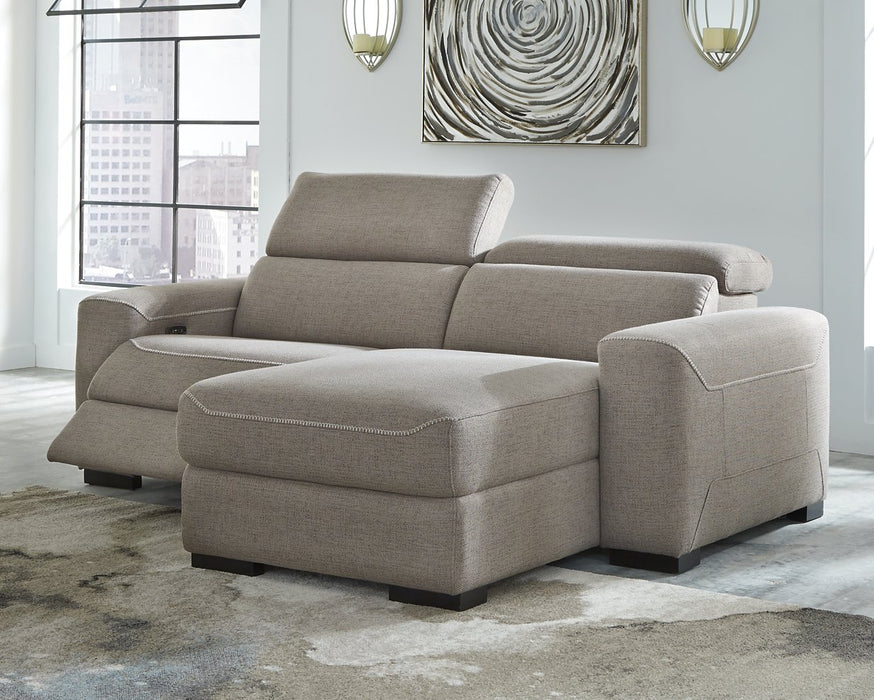 Mabton 2-Piece Power Reclining Sectional with Chaise