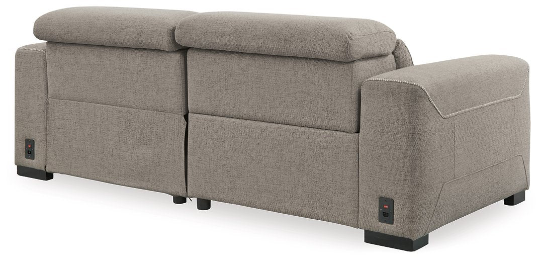 Mabton 2-Piece Power Reclining Sectional with Chaise