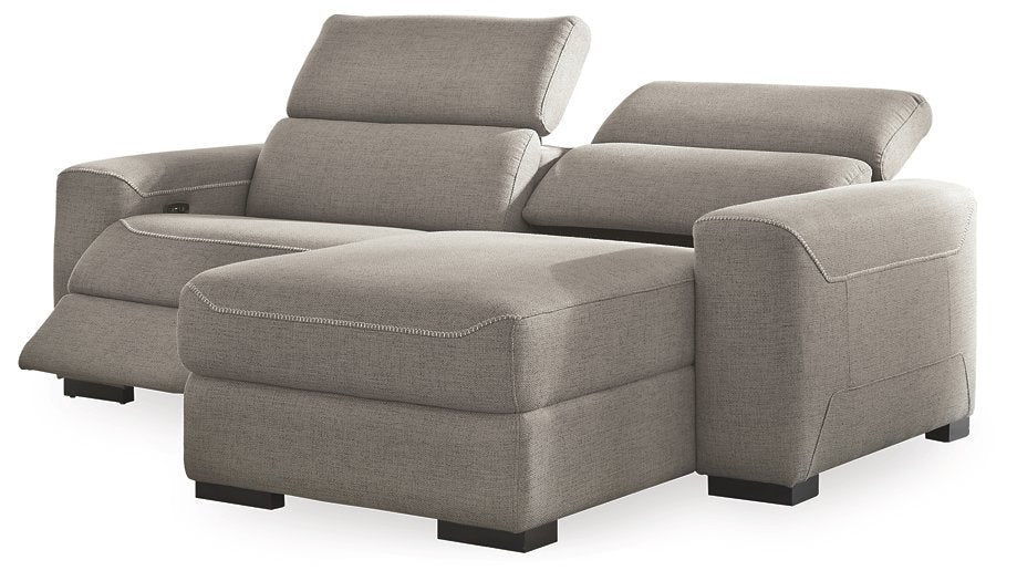 Mabton 2-Piece Power Reclining Sectional with Chaise