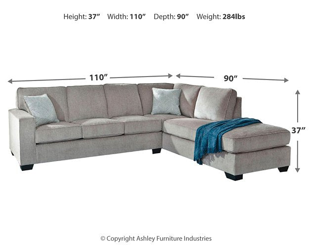Altari Sleeper Sectional with Chaise