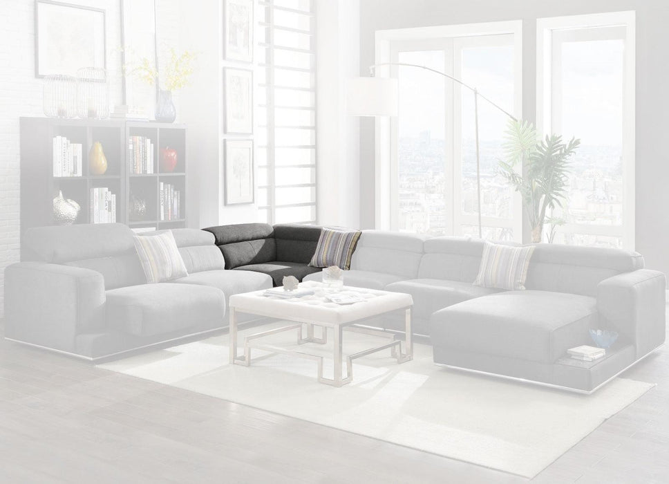 Acme Furniture Alwin Wedge in Dark Gray 53721