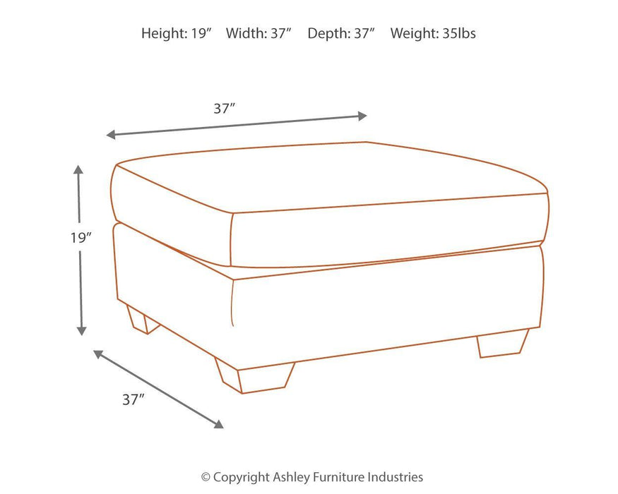 Accrington - Oversized Accent Ottoman