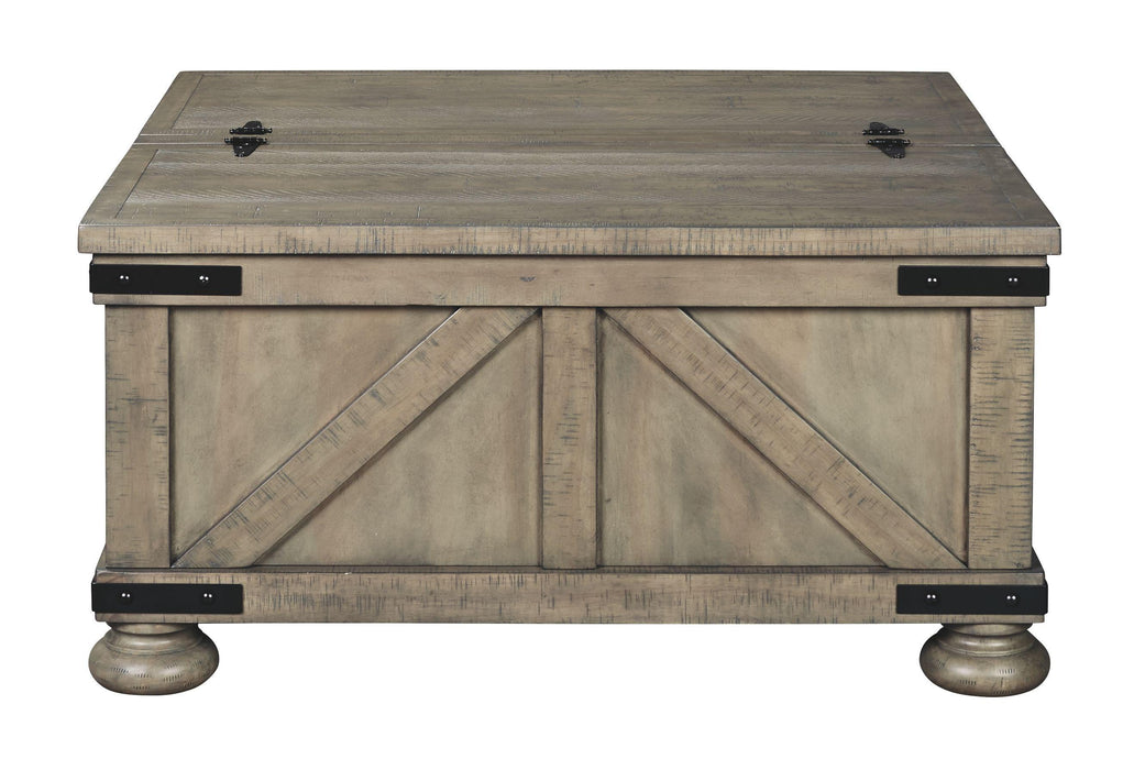 Aldwin - Cocktail Table With Storage - Square