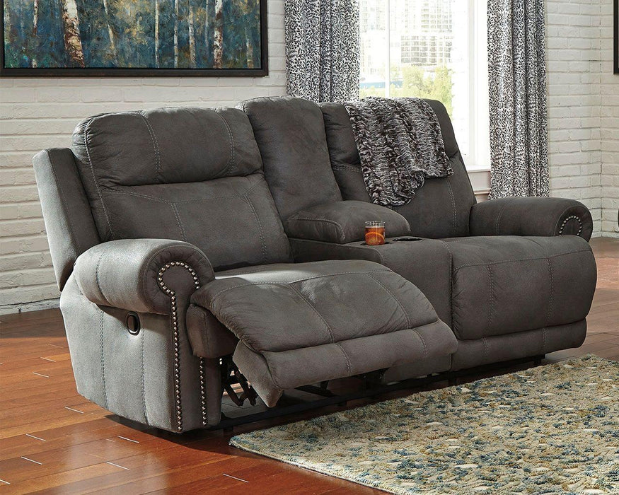 Austere - Dbl Rec Loveseat W/console