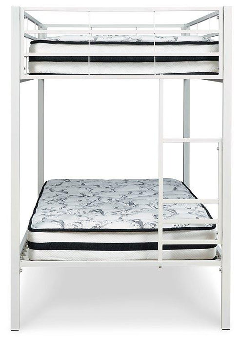 Broshard Twin over Twin Metal Bunk Bed