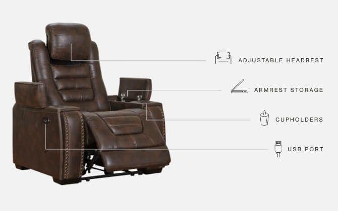 Game - Pwr Recliner/adj Headrest