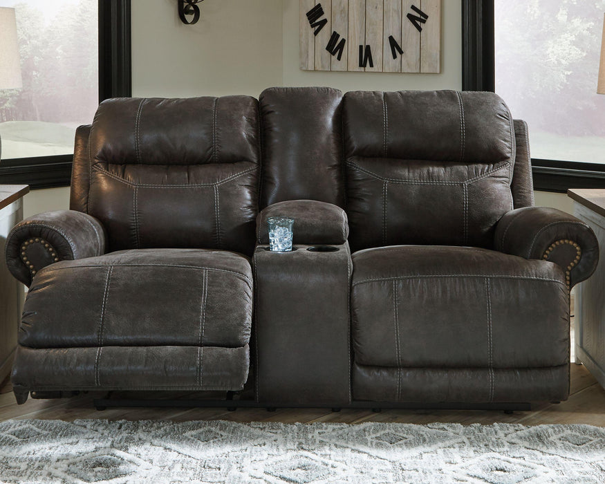 Grearview - Pwr Rec Loveseat/con/adj Hdrst