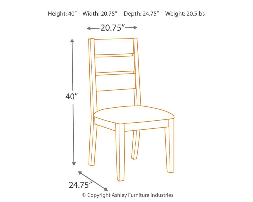 Grindleburg - Dining Uph Side Chair (2/cn)