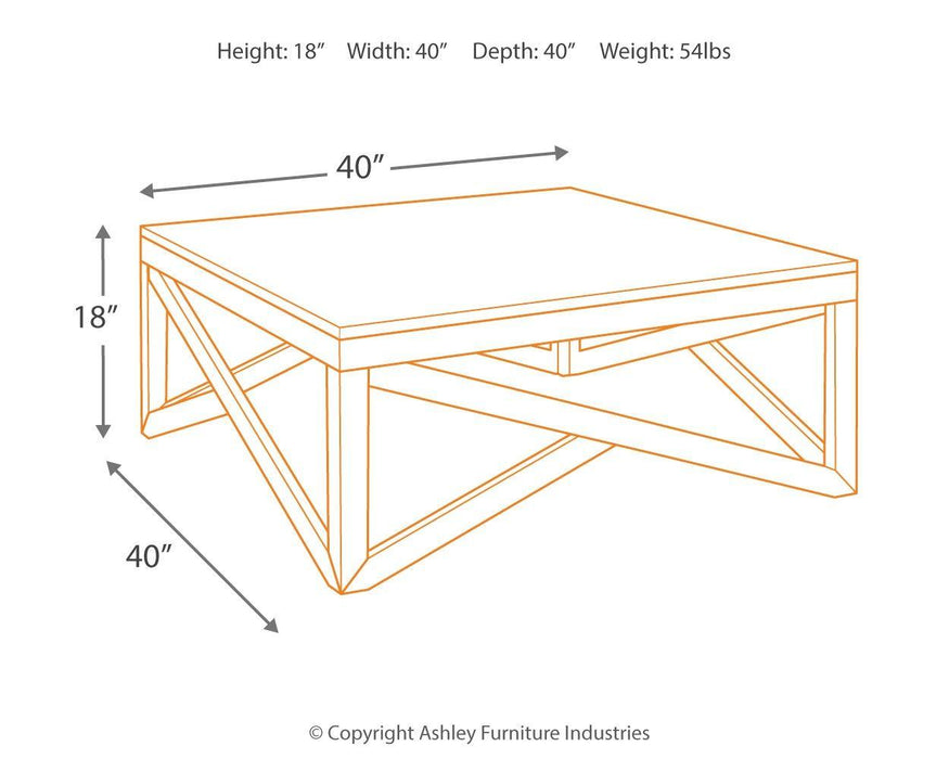 Haroflyn - Square Cocktail Table