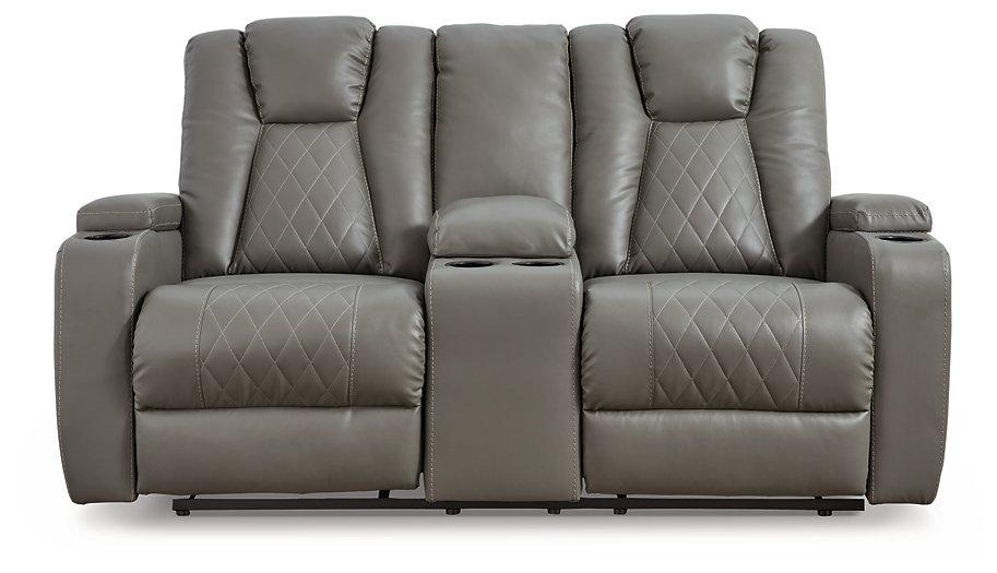 Mancin Reclining Loveseat with Console