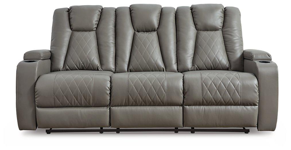 Mancin Reclining Sofa with Drop Down Table