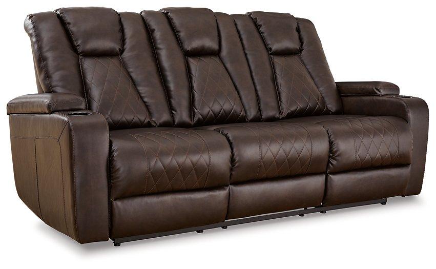 Mancin Reclining Sofa with Drop Down Table