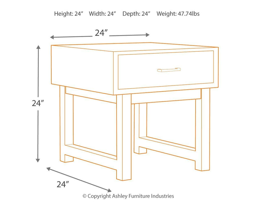 Mondoro - Square End Table