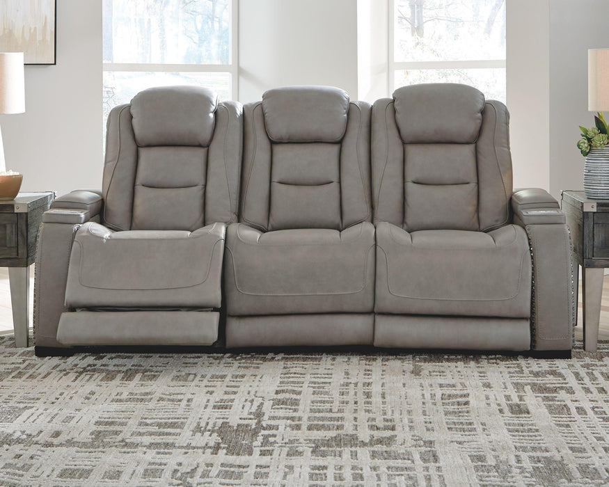 The Man-den - Pwr Rec Sofa With Adj Headrest