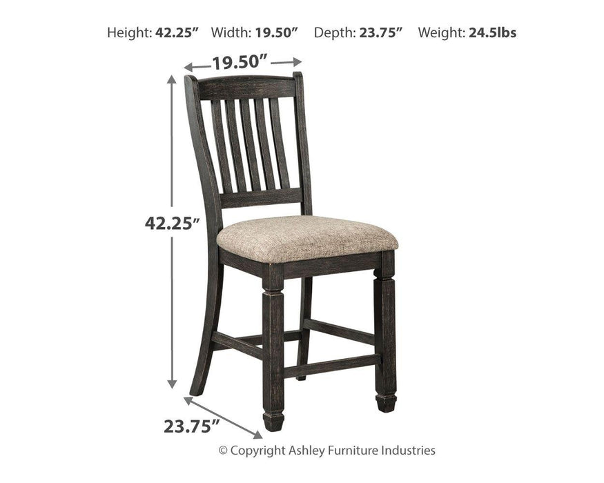 Tyler Creek - Upholstered Barstool (2/cn)