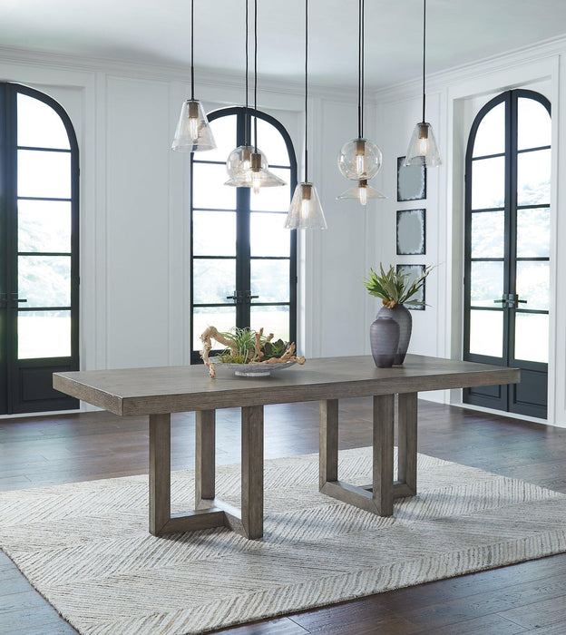 Anibecca Gray Dining Table