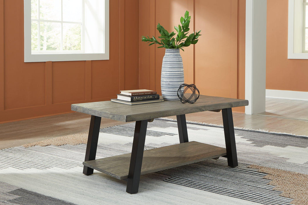 Brennegan Gray/Black Coffee Table