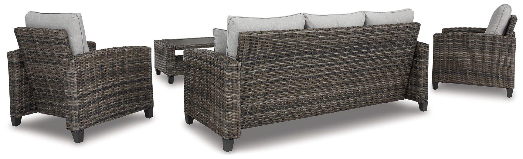 Cloverbrooke Gray 4-Piece Outdoor Conversation Set