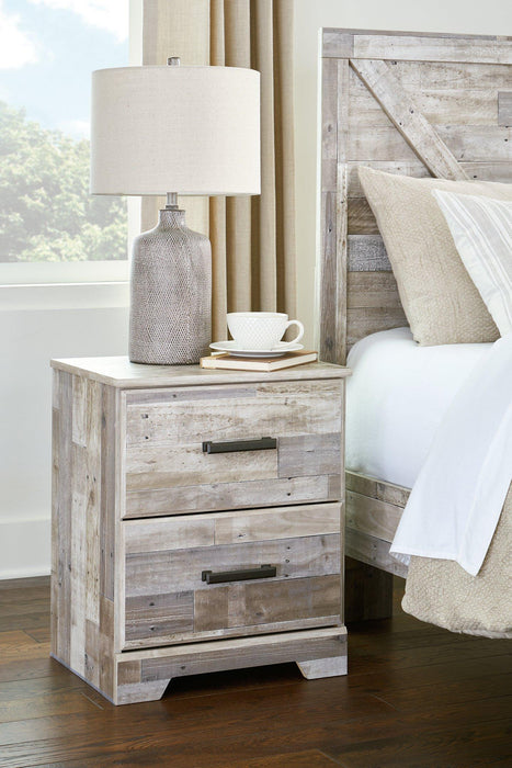 Hodanna Whitewash Nightstand