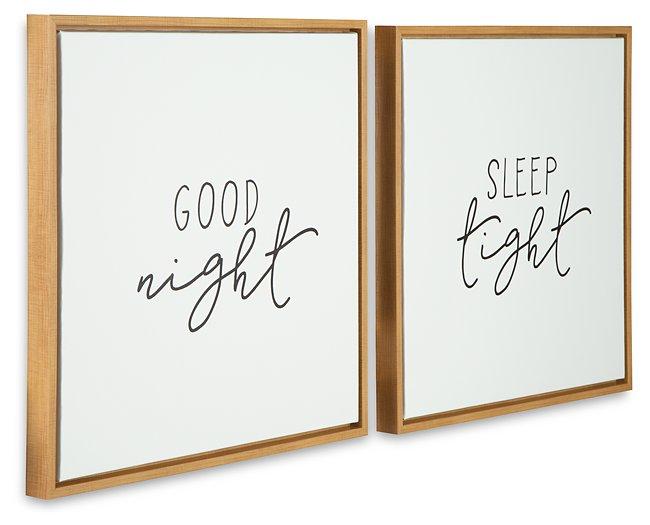 Olymiana White/Black Wall Art (Set of 2)