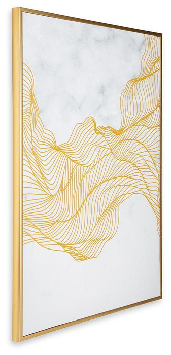 Richburgh White/Gold Finish Wall Art