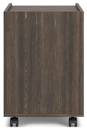 Zendex Dark Brown File Cabinet