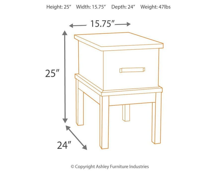 Stanah - Chair Side End Table