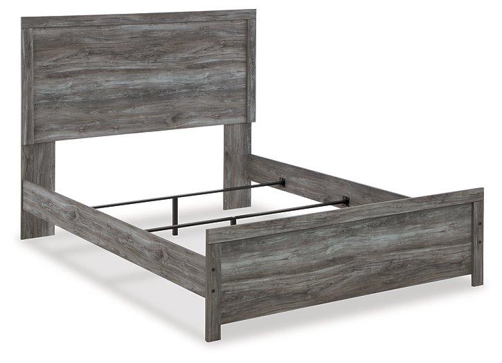 Bronyan Dark Gray Queen Panel Bed