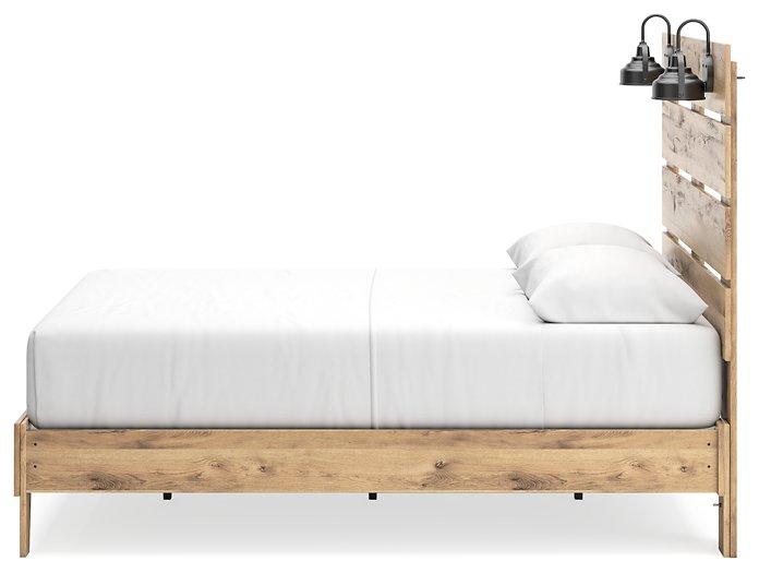 Larstin Panel Platform Bed