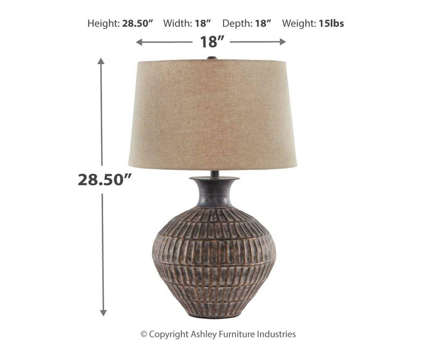 Magan - Metal Table Lamp (1/cn)