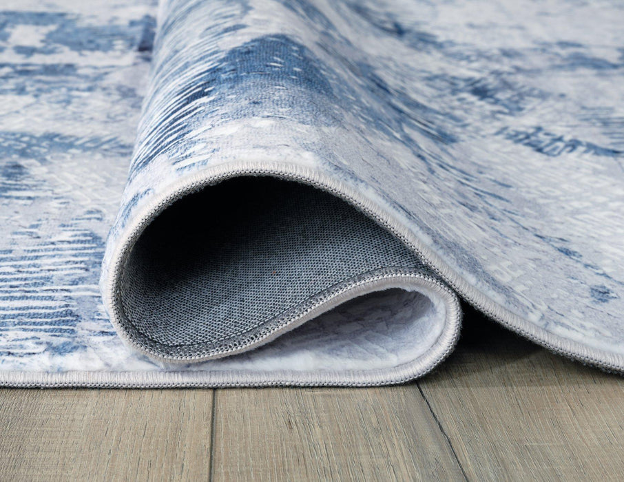 Haddam Blue/Gray/White 5' x 7' Rug