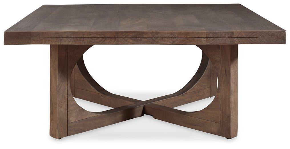 Abbianna Medium Brown Coffee Table