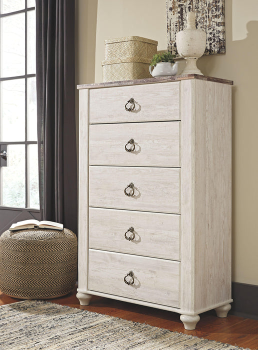 Willowton - Five Drawer Chest