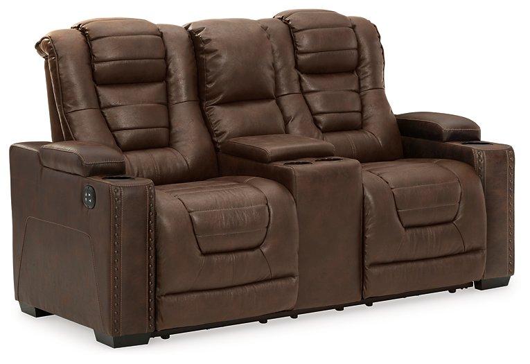 Owner's Box Thyme Power Reclining Sofa and Loveseat