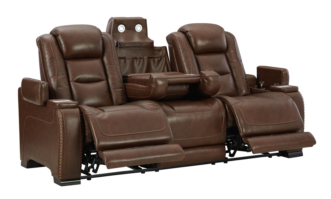 The Man-den - Pwr Rec Sofa With Adj Headrest