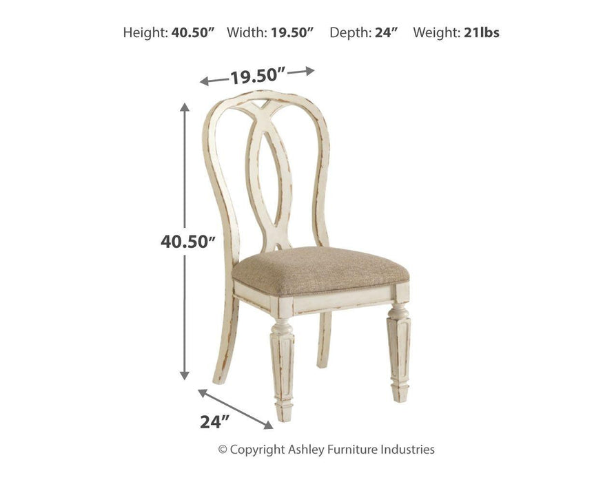 Realyn - Dining Uph Side Chair (2/cn)